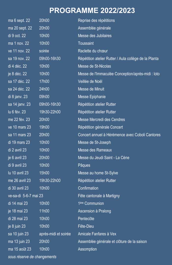 agenda
